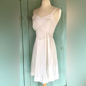Vintage 50's Cotton Slip Dress 36 Petite Full Slip